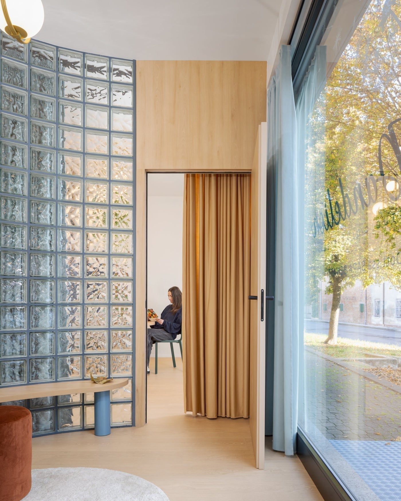 Steel Blue Holds the Room: Dandelion Art Therapy Studio by Plus Concept Studio