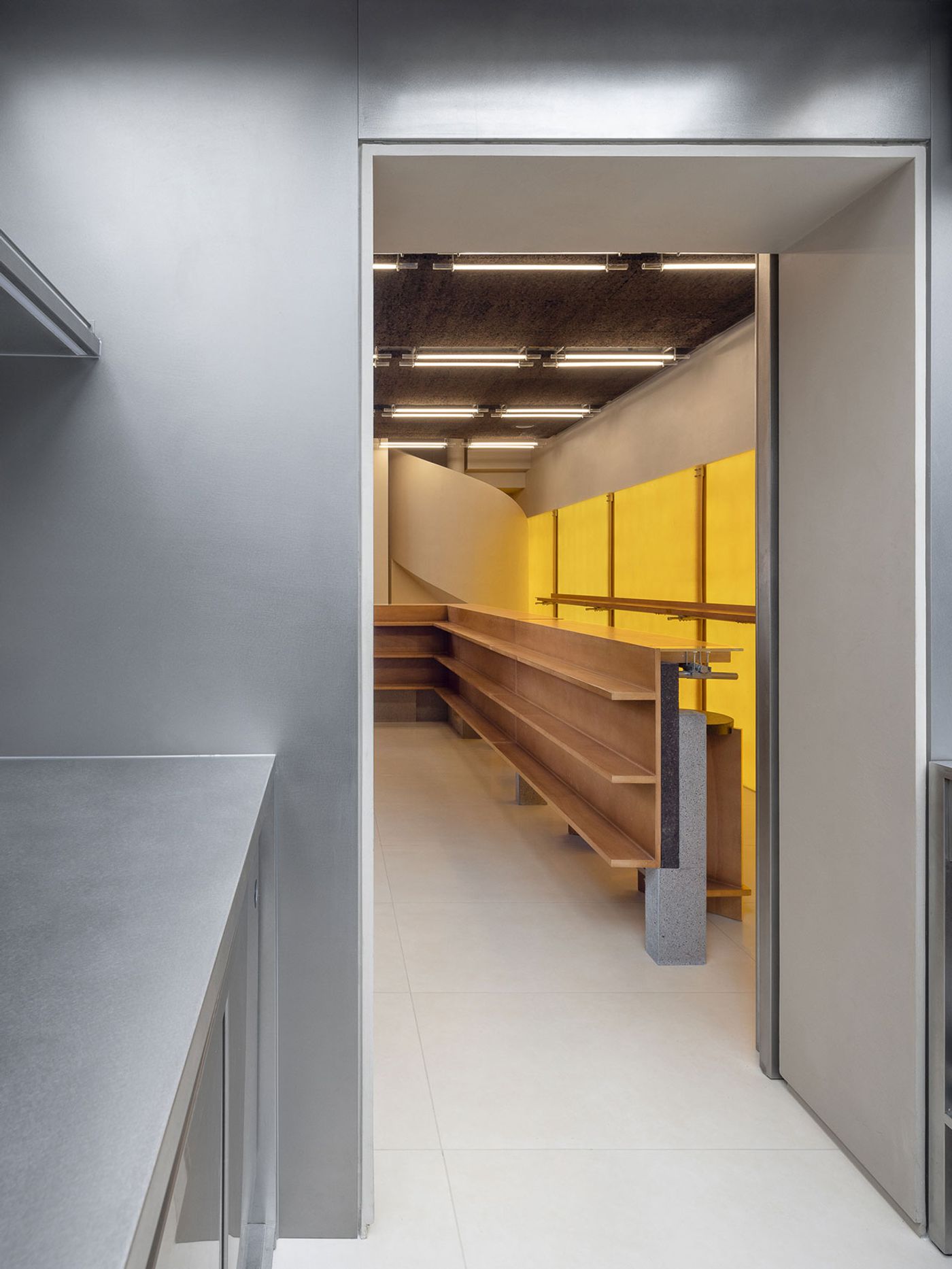How yellow holds its ground next to steel