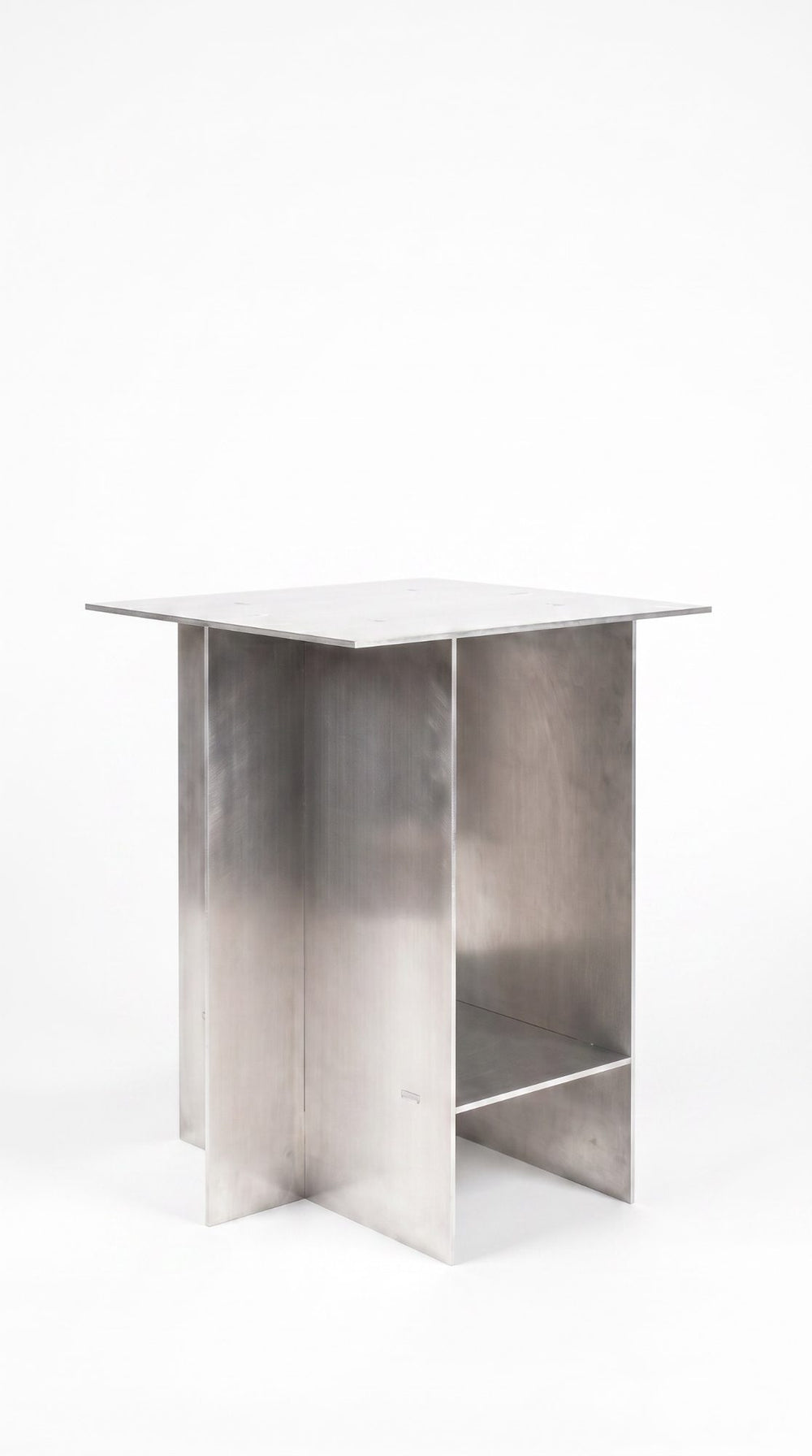 012 - aluminum side table