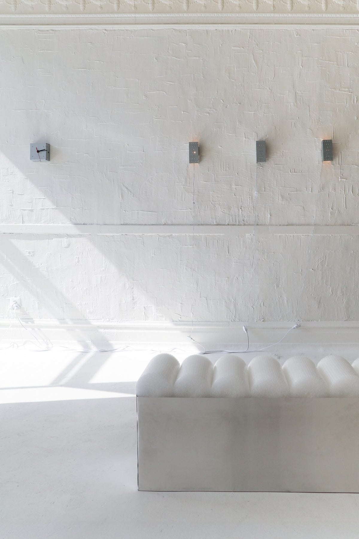 Post base wall clock