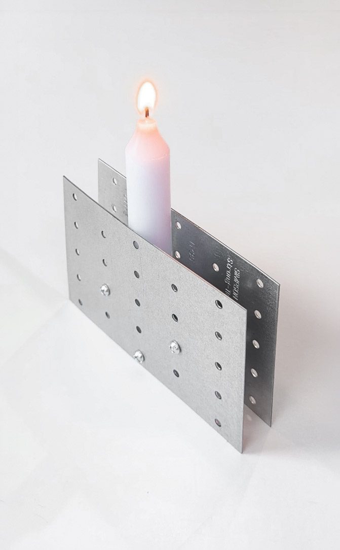 Trapped candle