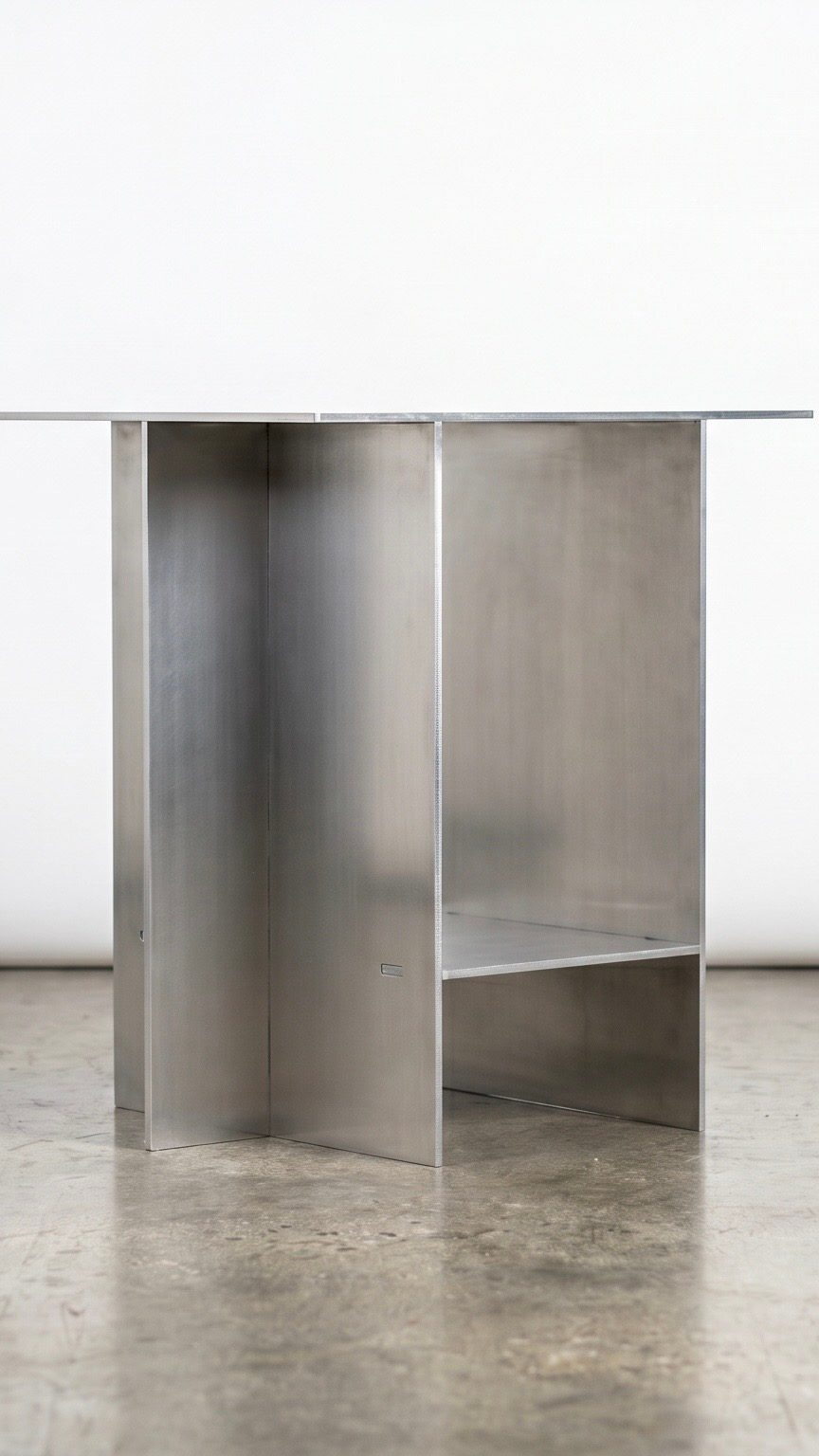 012 - aluminum side table